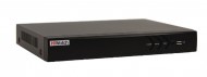 4-х канальный гибридный HD-TVI регистратор для аналоговых (HiWatch/Hikvision), HD-TVI, AHD и CVI камер с PoC, 2 IP-канала (до 6 с замещением аналоговых)