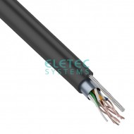 Кабель FTP 5E Eletec 4x2xAWG24 наружный с тросом (многопроволочный 7х0,4), 305 м, медь