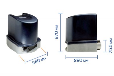 ПРИВОД MILORD 8C (СТВОРКА ДО 800КГ, ВСТРОЕННЫЙ БЛОК УПРАВЛЕНИЯ)