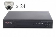 Комплект 24 IP-видеокамера 