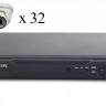 Комплект 32 IP-видеокамеры