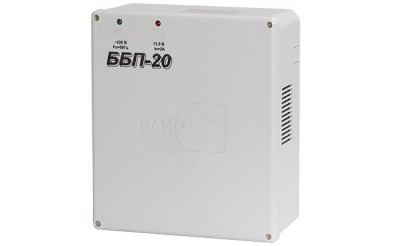 ББП-20 пласт. корпус Источник бесперебойного питания Uвх. AC 160-265V, Uвых. DC 13.4±0.4V, Ток 2А