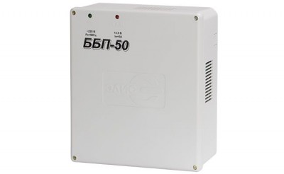 ББП-50 пласт. корпус Источник бесперебойного питания Uвх. AC 160-265V, Uвых. DC 13.4±0.4V, Ток 5А